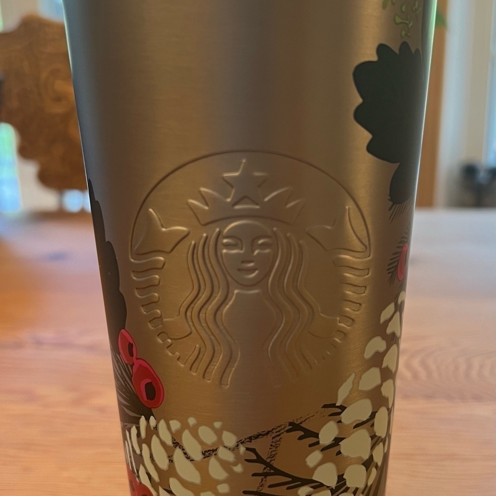 Limited edition Star bucks stainless steel tumbler.